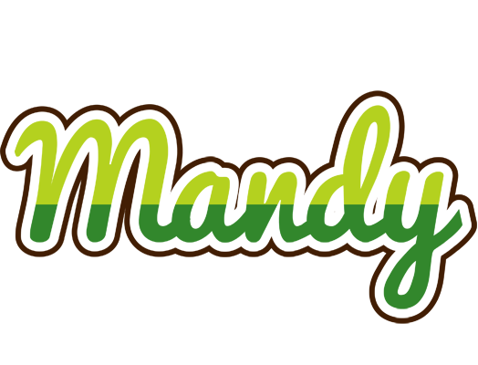 Mandy golfing logo