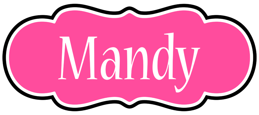 Mandy invitation logo