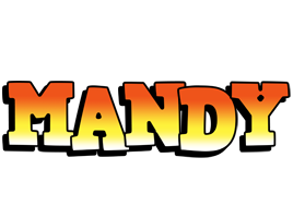 Mandy sunset logo