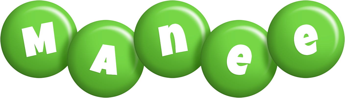 Manee candy-green logo