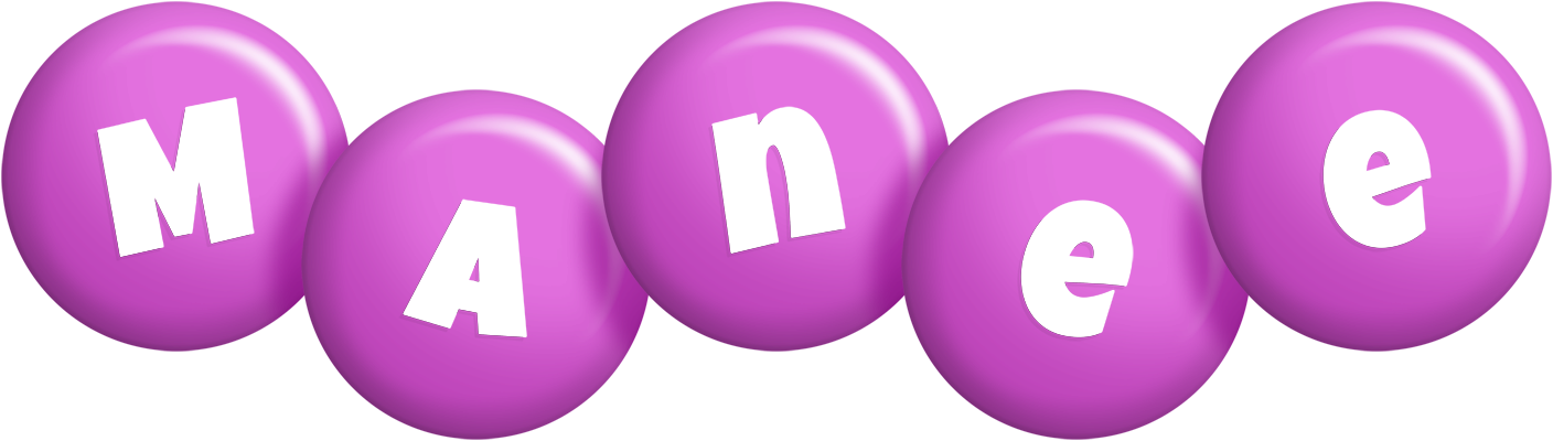 Manee candy-purple logo