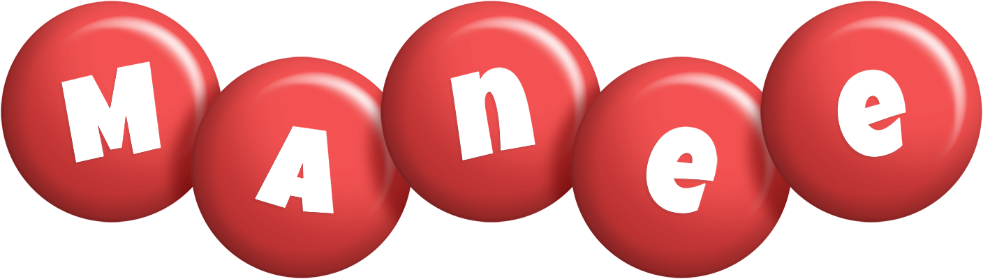 Manee candy-red logo