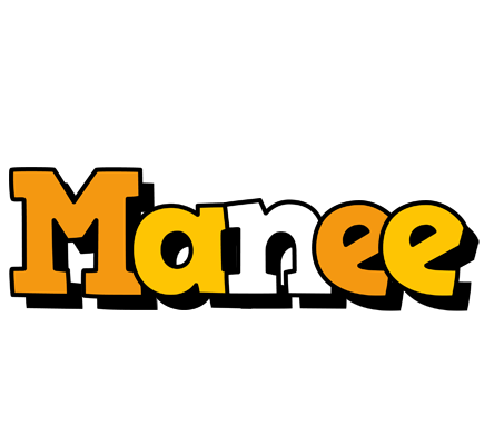 Manee cartoon logo