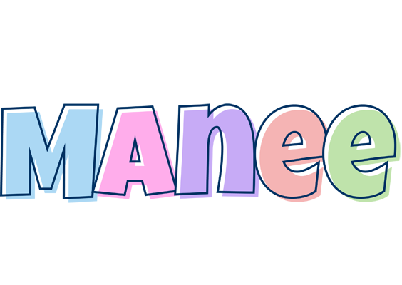 Manee pastel logo