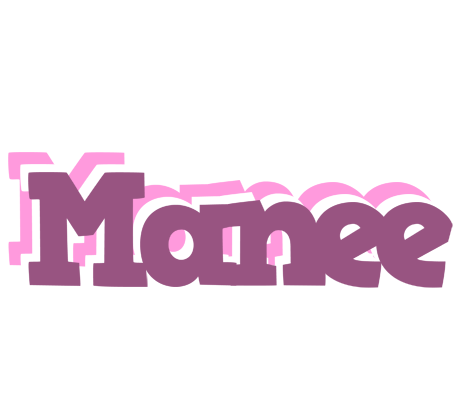Manee relaxing logo