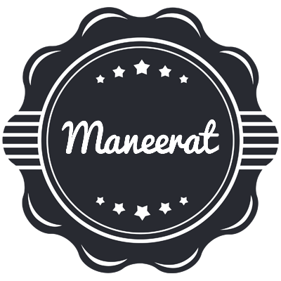 Maneerat badge logo