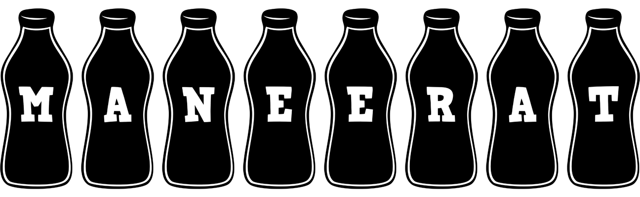 Maneerat bottle logo