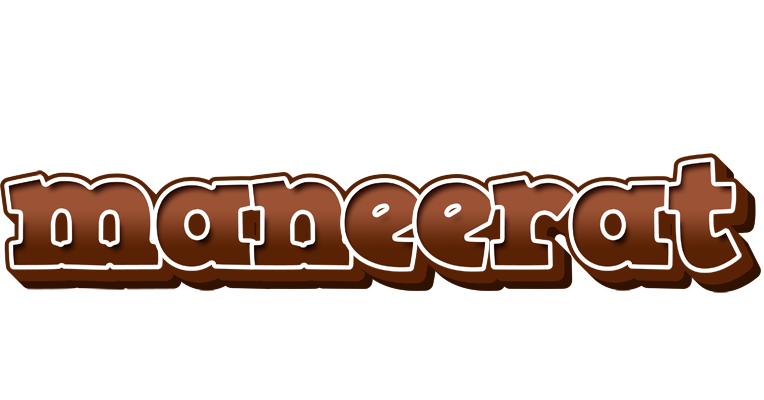 Maneerat brownie logo