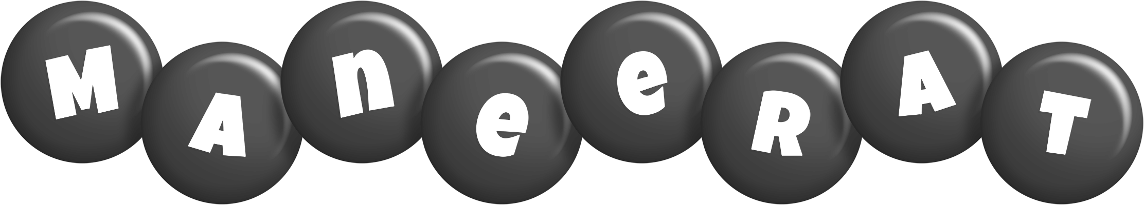 Maneerat candy-black logo