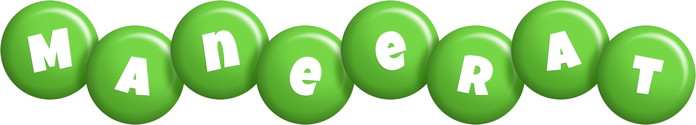 Maneerat candy-green logo