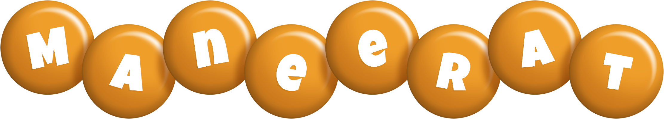 Maneerat candy-orange logo