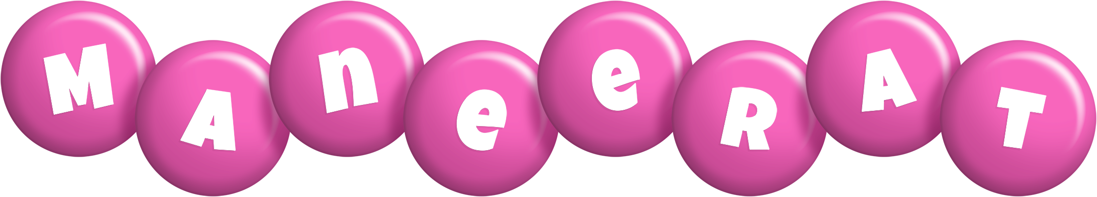 Maneerat candy-pink logo