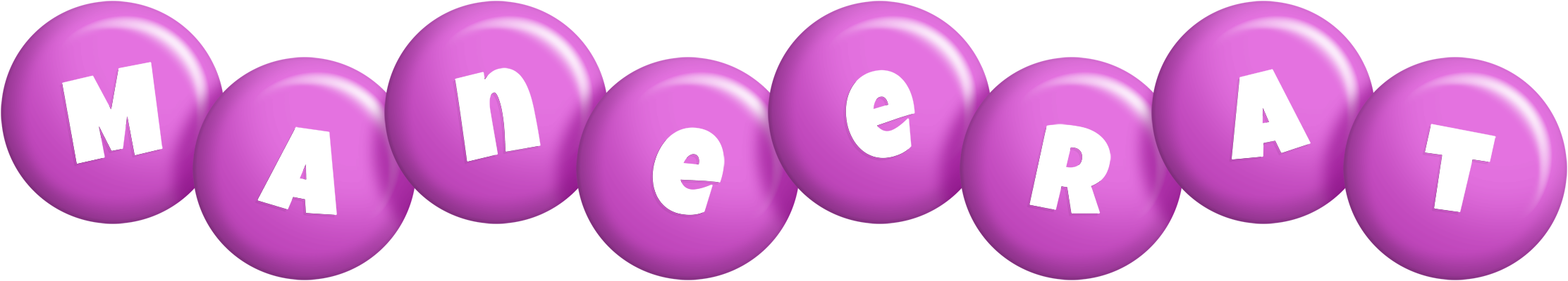 Maneerat candy-purple logo
