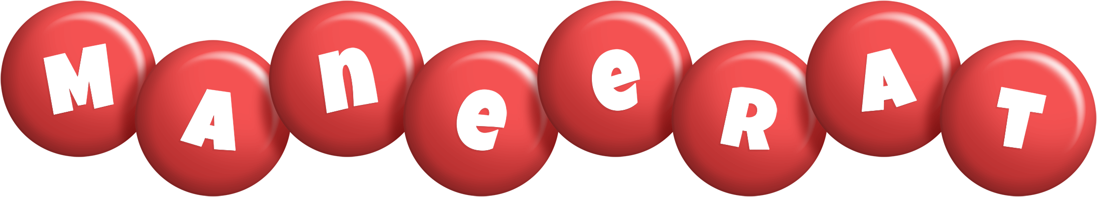 Maneerat candy-red logo