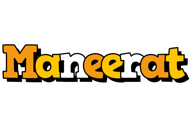 Maneerat cartoon logo