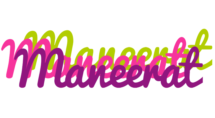 Maneerat flowers logo