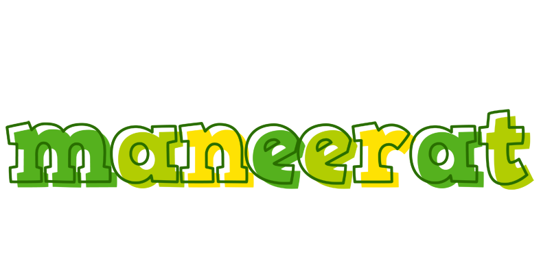 Maneerat juice logo
