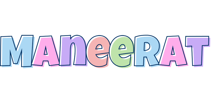 Maneerat pastel logo