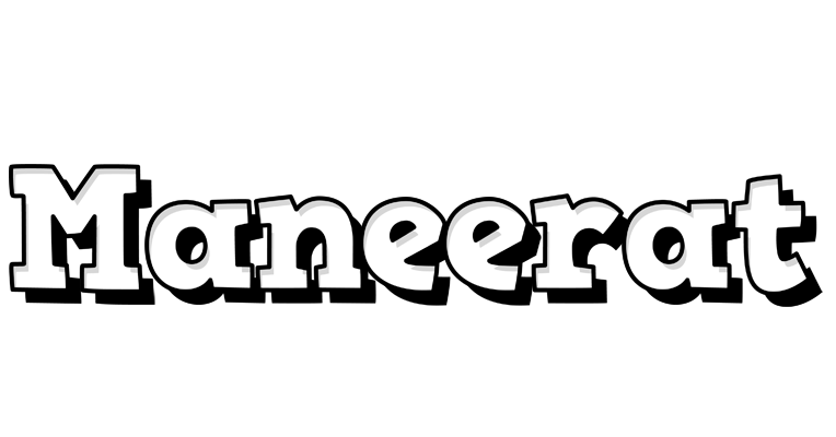 Maneerat snowing logo