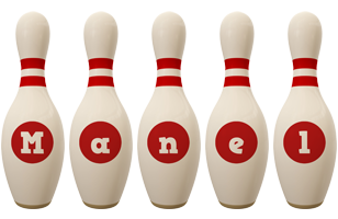 Manel bowling-pin logo