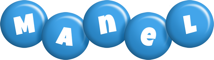 Manel candy-blue logo