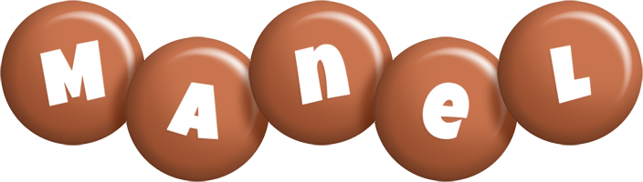 Manel candy-brown logo