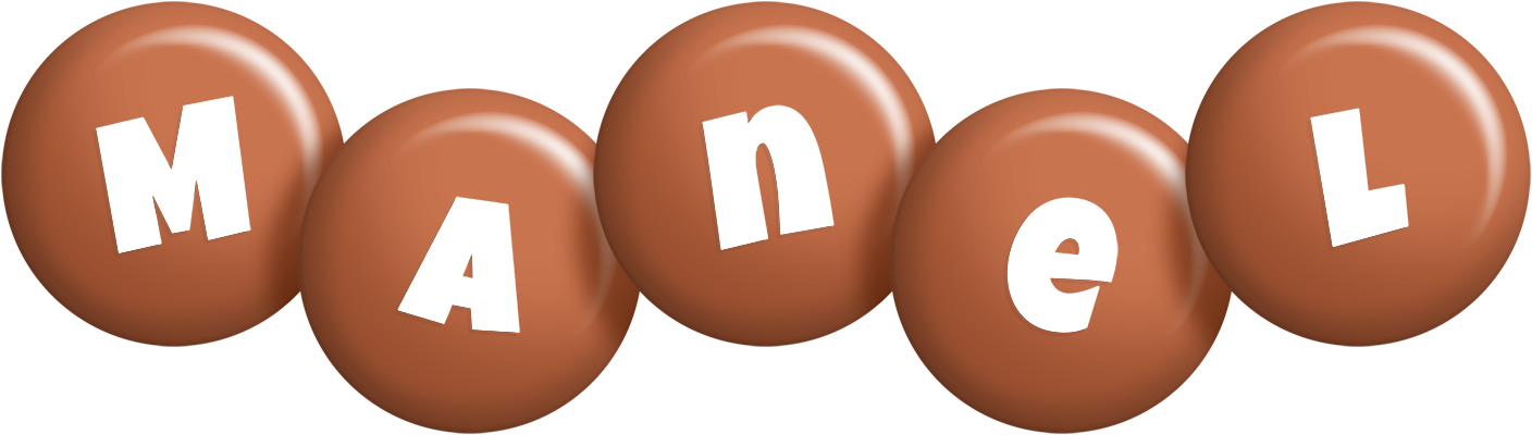 Manel candy-brown logo