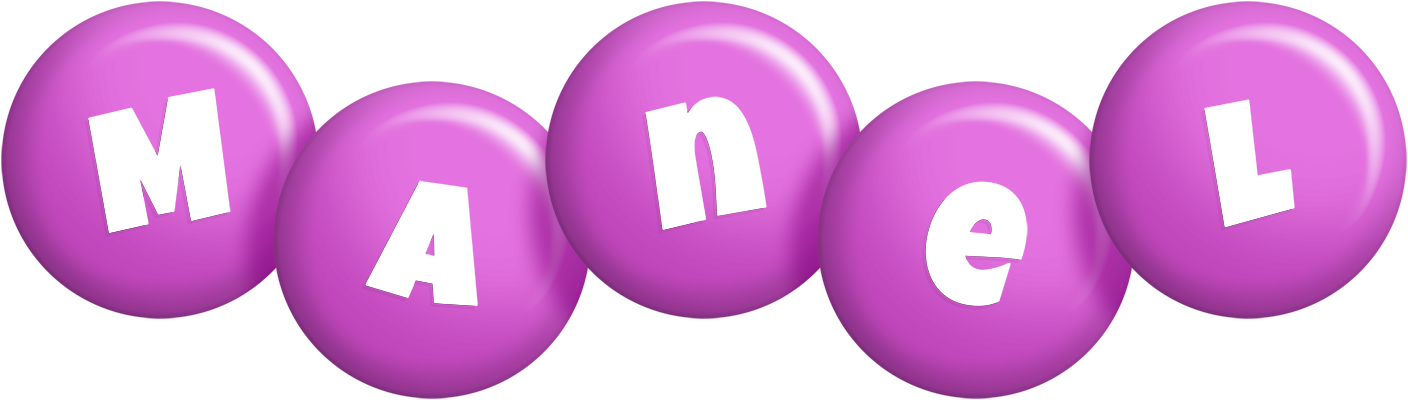 Manel candy-purple logo