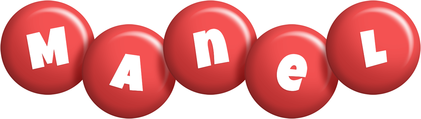 Manel candy-red logo