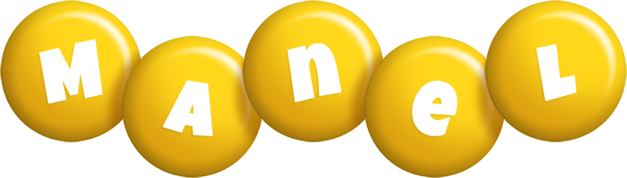 Manel candy-yellow logo