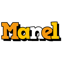 Manel cartoon logo