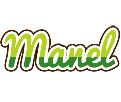 Manel golfing logo