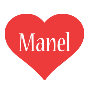 Manel love logo