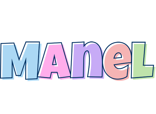 Manel pastel logo