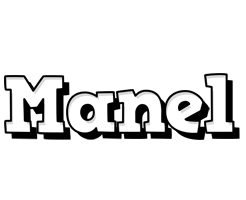Manel snowing logo