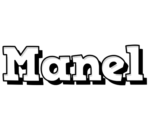 Manel snowing logo