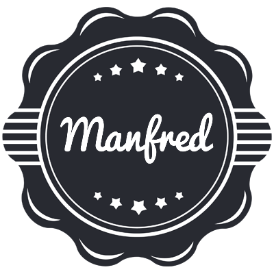 Manfred badge logo