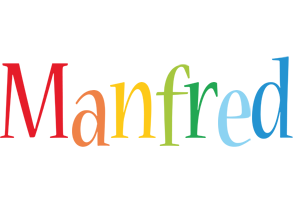 Manfred birthday logo