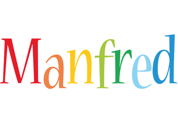 Manfred birthday logo