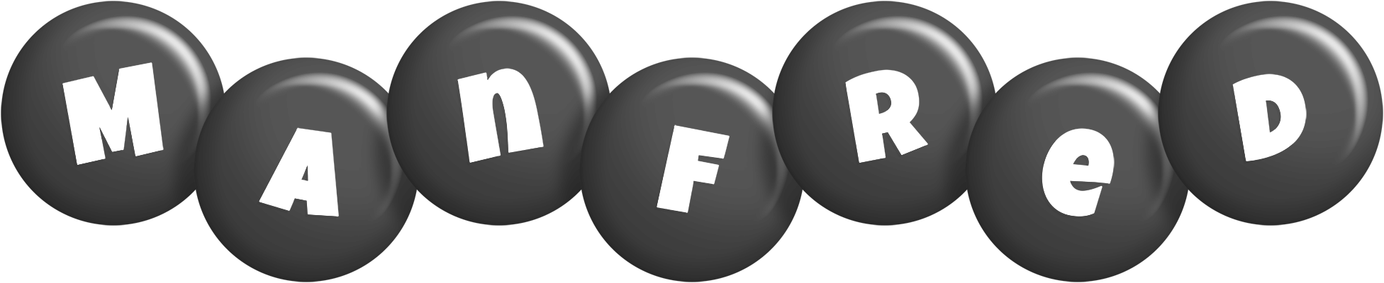 Manfred candy-black logo