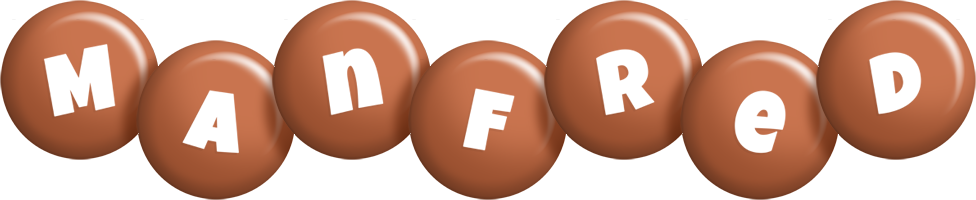 Manfred candy-brown logo