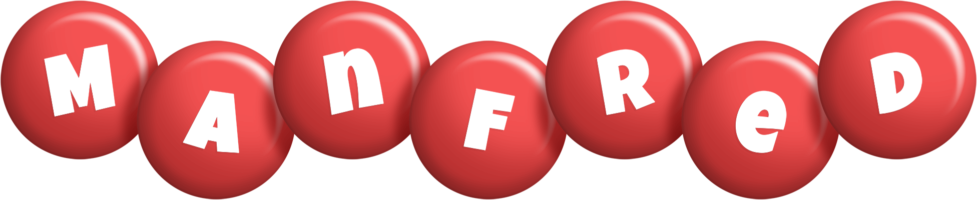 Manfred candy-red logo