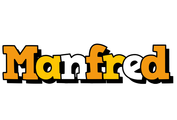 Manfred cartoon logo