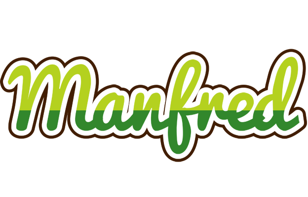 Manfred golfing logo