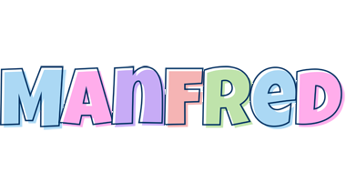 Manfred pastel logo