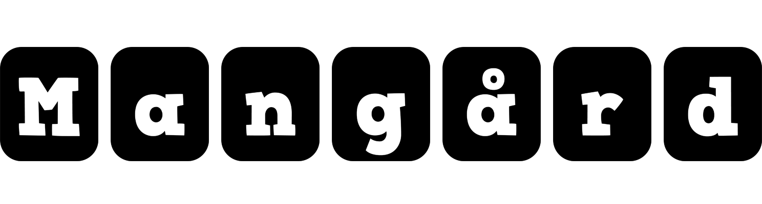 Mangård box logo