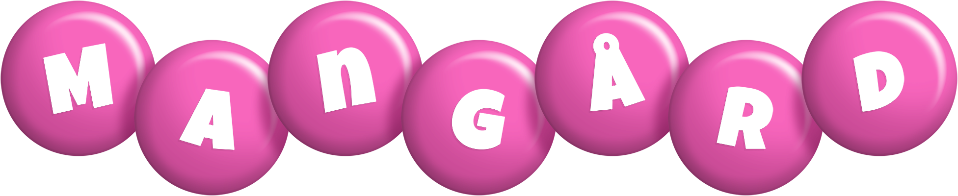 Mangård candy-pink logo