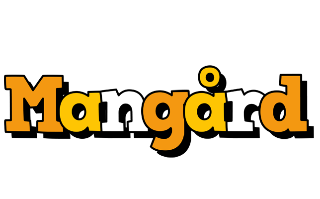 Mangård cartoon logo