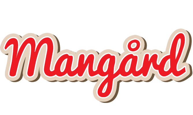 Mangård chocolate logo