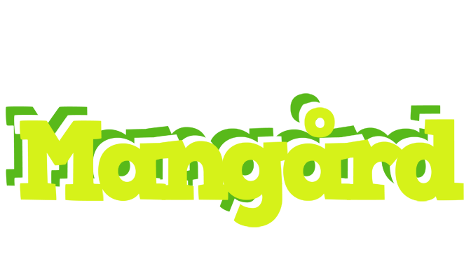 Mangård citrus logo